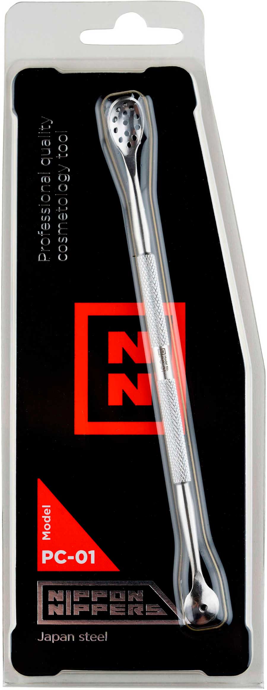 Nippon Nippers. Инструмент косметологический. Ложка «УНО». Длина  145 мм. Ручная заточка.