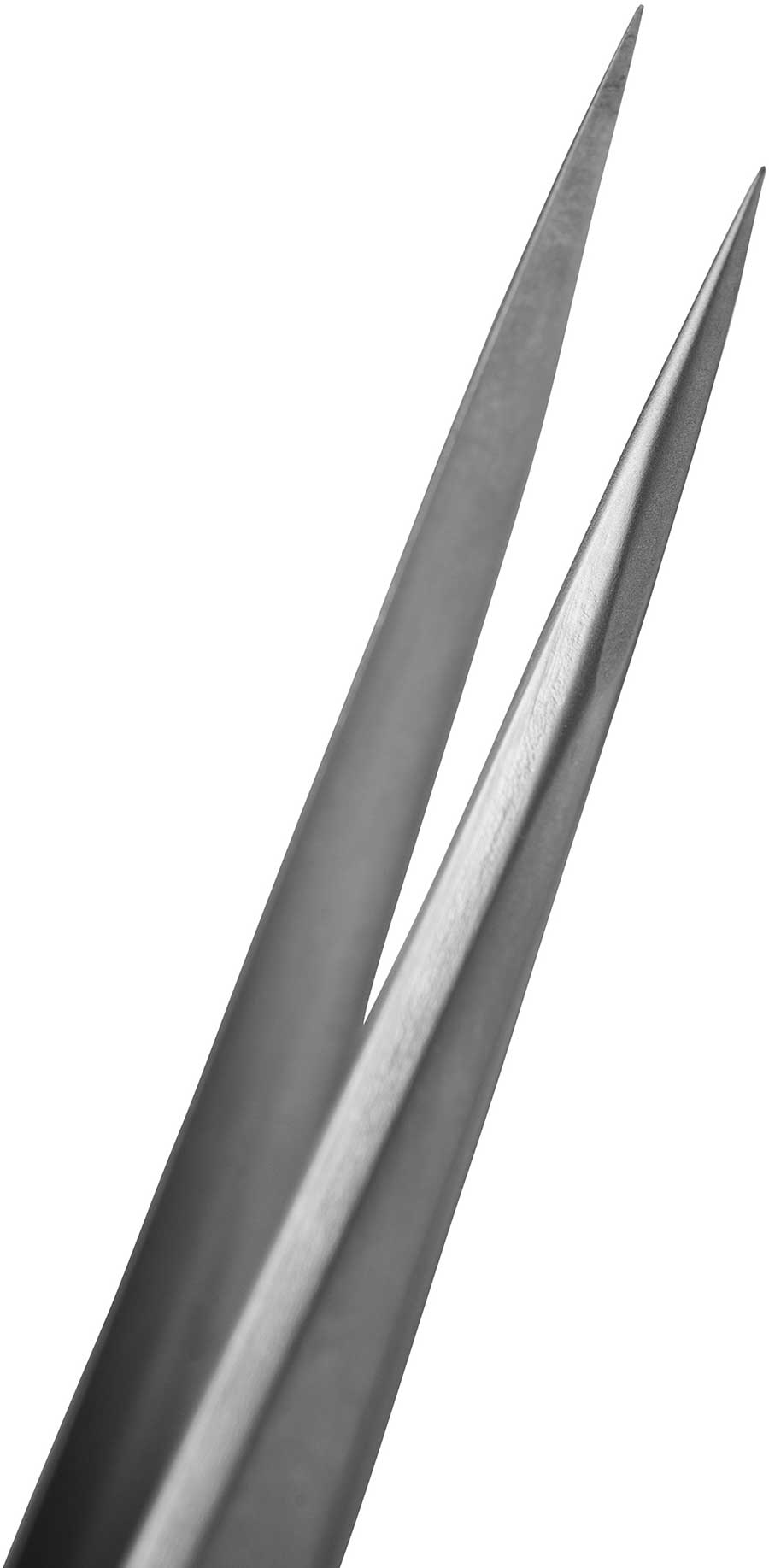 Nippon Nippers. Пинцет для наращивания ресниц, прямой, длина 140 мм. Ручная заточка.