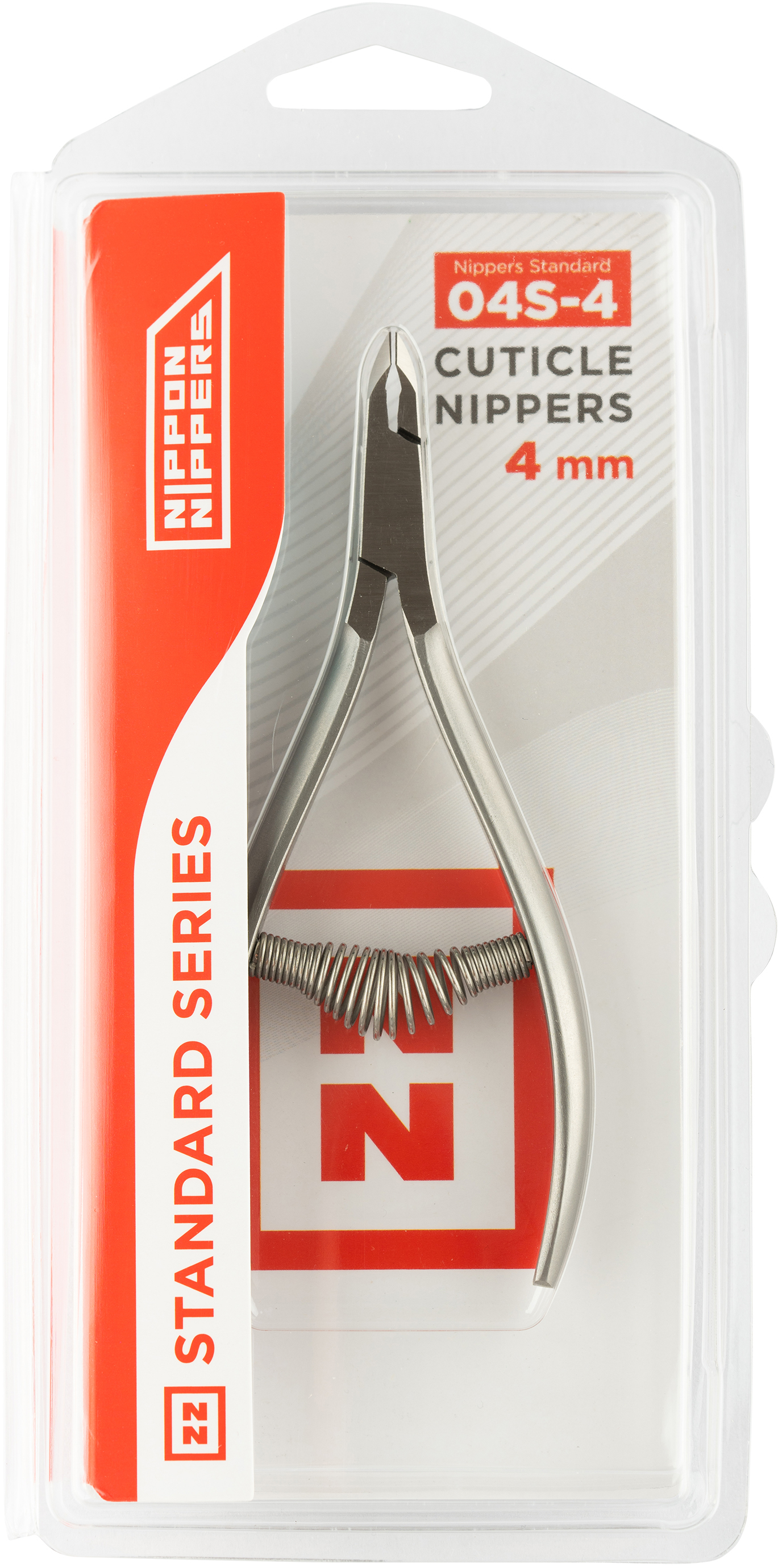 Nippon Nippers. Кусачки для кутикулы «Standard». Лезвие 4 мм. Спиральная пружина. Ручная заточка.