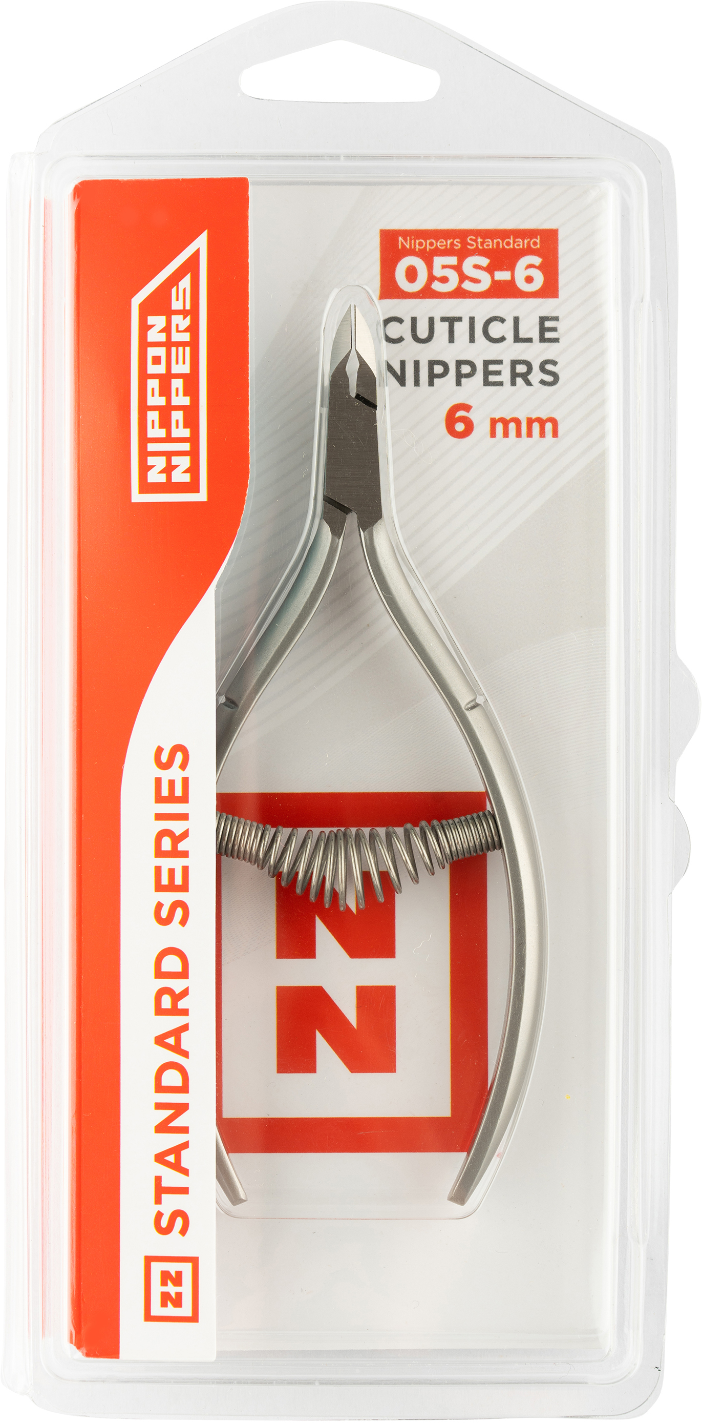Nippon Nippers. Кусачки для кутикулы «Standard». Лезвие 6 мм. Спиральная пружина. Ручная заточка.