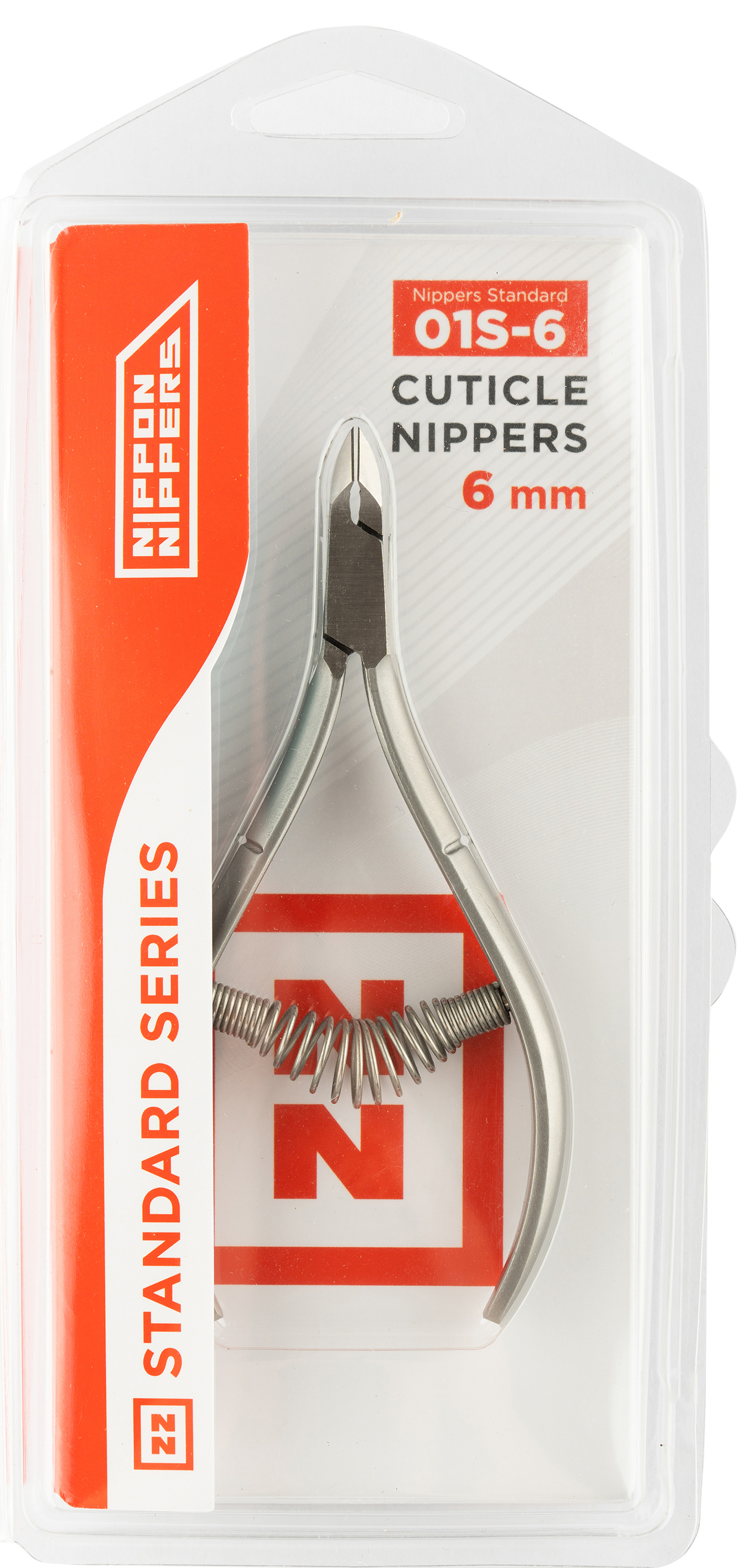 Nippon Nippers. Кусачки для кутикулы «Standard». Лезвие 6 мм. Спиральная пружина. Ручная заточка.